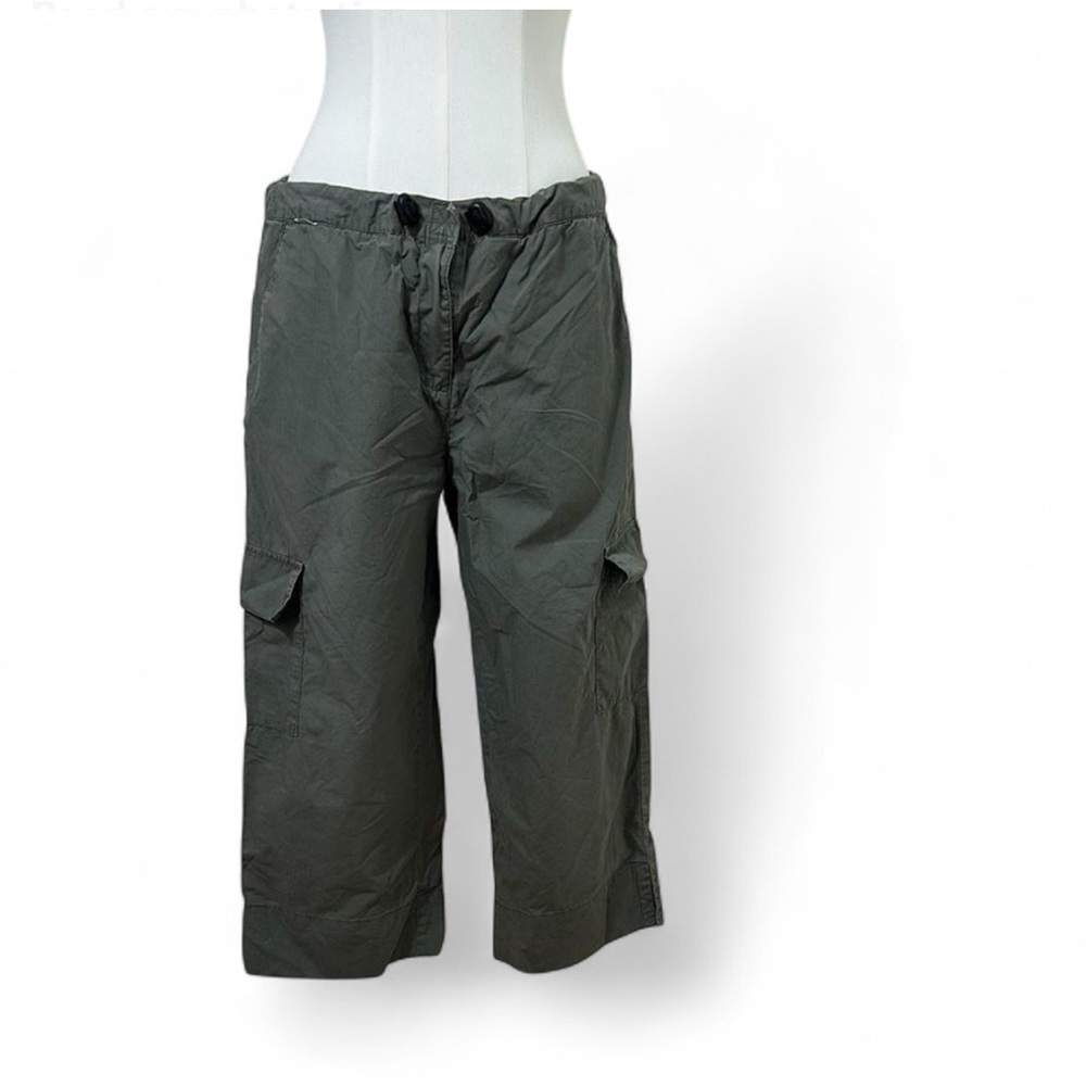 Fiorucci - Women's Green Cargo Capri Pants - Size 10